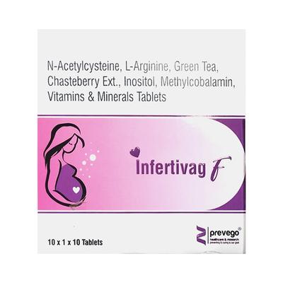 INFERTIVAG F Tablet 10's - Supplements-Vam