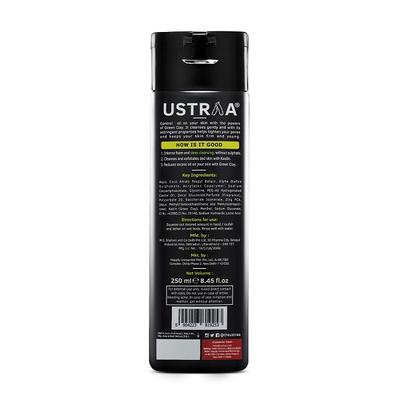 Ustraa Body Wash - Green Clay 250 ml - Shower Gels & Body Wash