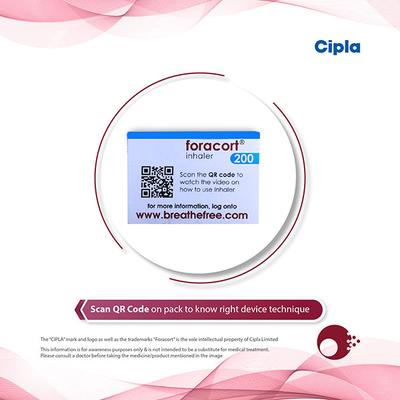 Foracort 200 Inhaler 120Md - Asthma/COPD-Ast