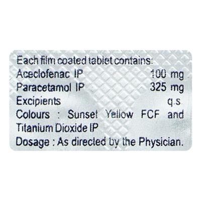 ERGONAC P Tablet 10's - Pain relief-Nsa