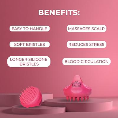 Beautiliss Professional scalp massager and shampoo brush 1's - Hair Brushes