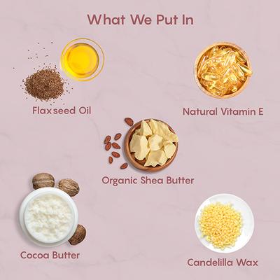 The Moms Co. Natural Cherry Lip Balm with Cocoa and Shea Butters 5gm - Lip Balms