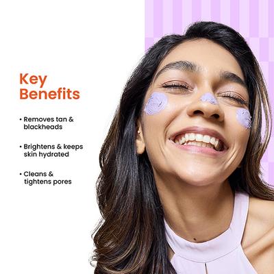 Foxtale The Stunner Skin Radiance Mask Cleans Pores & Reduces Blackheads Improve Skin Clarity & Tone 75gm - Masks & Peels