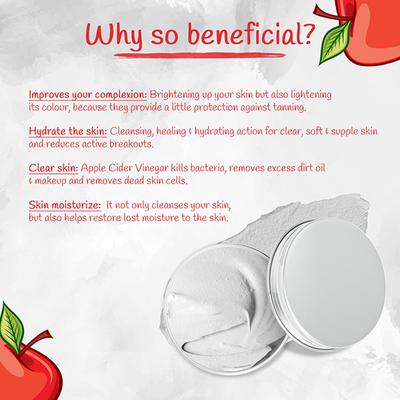 Nutriment Apple cider Mask All Skin Type 300 gm - Masks & Peels