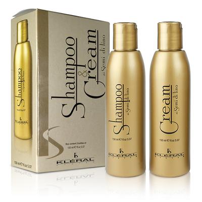 Kleral Kit Duo Ai Semi Di Lino Shampoo + Cream 300 ml - Shampoos
