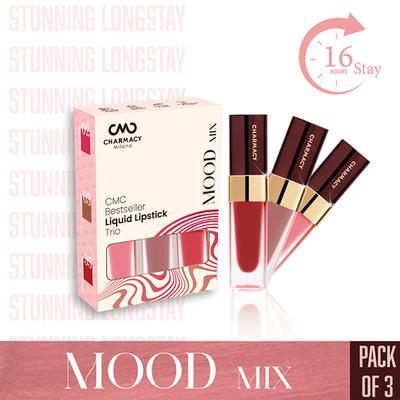 Charmacy Milano Bestseller Liquid Lipstick Trio - Mood Mix 16.8 ml - Lip Kits & Palettes