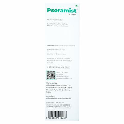 PSORAMIST Cream 150gm - Dry Skin-Emo