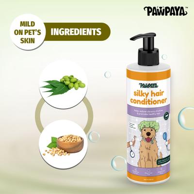 Pawpaya Silky Hair Conditioner New 250 ml - Pet Grooming