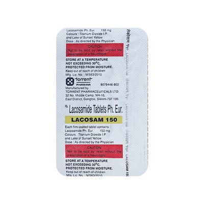 LACOSAM 150 Tablet 15's - Epilepsy/Convulsion-Ant