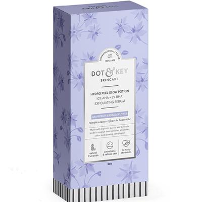 Dot & Key Hydro Peel Glow Potion Exfoliating Serum - Grapefruit & Borage Flower 30 ml - Face Serum