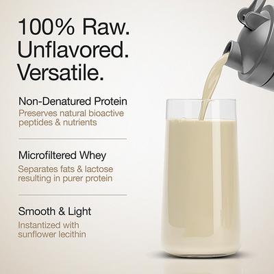 Wellbeing Nutrition 100% Raw Whey Protein Concentrate - Unflavoured 1 Kg - Nutritional Supplements