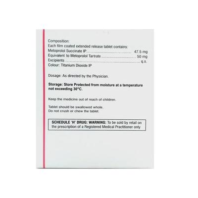 Protol XL 50mg Tablet 10'S - Hypertension-Bet