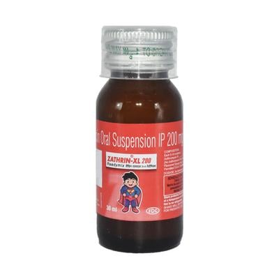 ZATHRIN XL 200 READYMIX Oral Suspension 30ml - Bacterial Infections-Mac