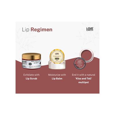 Love Earth Lip & Cheek Tint Multipot-Kiss And Tell with Richness Of Essential Oils And Vitamin E 8 gm - Blushes