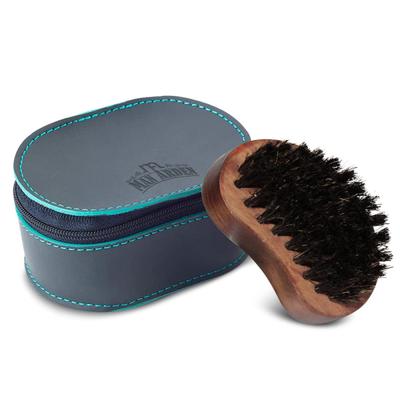 Man Arden Boar Bristle Beard Brush with Leather Pouch 1's - Beard Comb