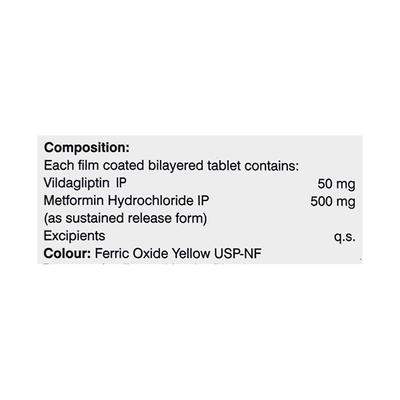 VIDADEB 50 M SR Tablet 15's - Diabetes-Ant