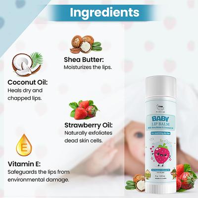 The Natural Wash Baby Lip Balm 6 gm - Lip Balms