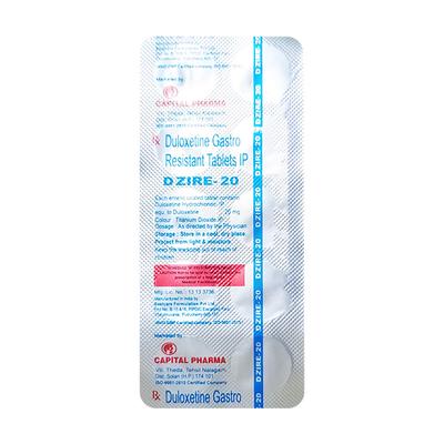 DZIRE 20 Tablet 10's - Depression-Ant
