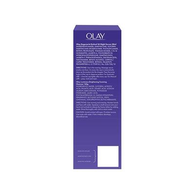 Olay Retinol Kit for Overnight Repair - Retinol Serum with Free Cleanser, 24h Hydration 1's - Night Cream