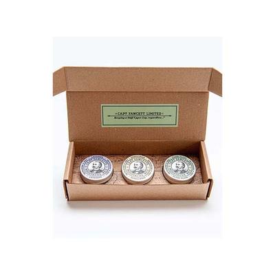 Captain Fawcett Moustache Wax Cornucopia 15ml each 3's - Moustache Wax