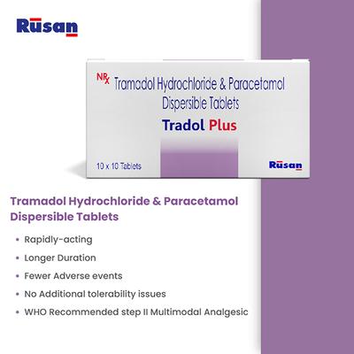 TRADOL PLUS Tablet 10's - Pain relief-Ano