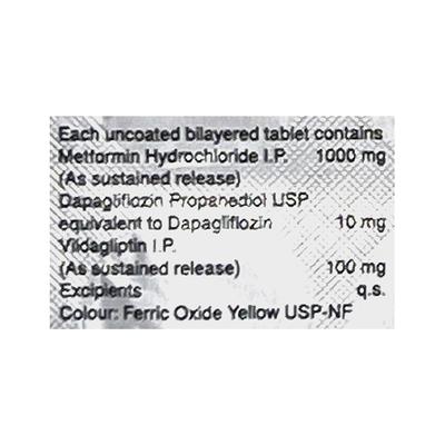 ENCELIN DM 100/10/1000 Tablet 10's - Diabetes-Ant