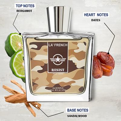 La French Resist Eau De Perfume for Men 100 ml - Men Perfumes (Edt/Edp)