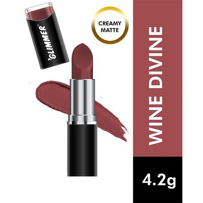 GLIMMER MATTE LIPSTICK WINE DIVINE 4.2 gm - Lipsticks
