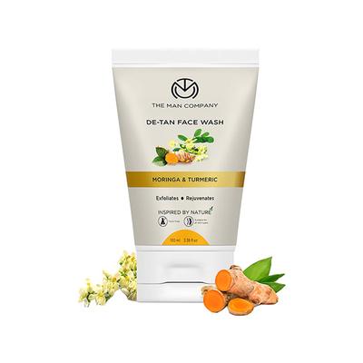 The Man Company De-tan Facewash With Turmeric & Moringa 100 ml - Face Washes