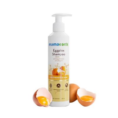 Mamaearth Egg plex Shampoo for strong hair with Egg Protein & Collagen for Strength and Shine 250 ml - Shampoos