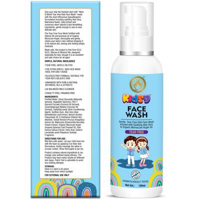 Mom & World Kids Face Wash 120 ml - Baby Skin Care
