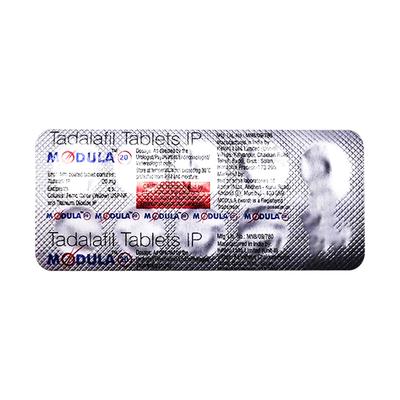 MODULA 20 Tablet 10's - Impotence/Erectile Dysfunction (Ed)