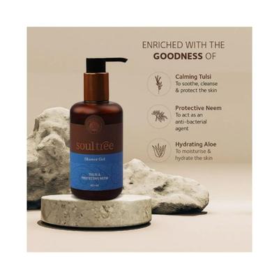 SoulTree Tulsi & Protective Neem Shower Gel 250 ml - Hand Wash & Soaps