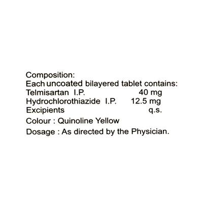 Teldawn H 40mg Tablet 10'S - Hypertension-Ang