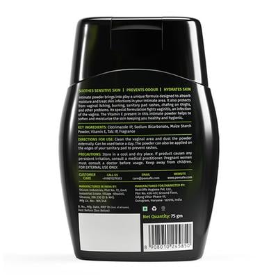 Pee Safe Women Intimate Powder - Lemon Grass 75 gm - Intimate Care