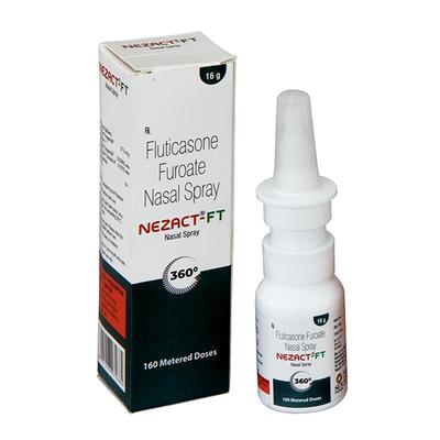 NEZACT FT 160md Nasal Spray 16g - Nasal Congestion-Nas