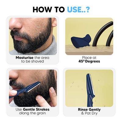LetsShave Beard Pro Styler - Men (Pack of 3) - Razors & Cartridges