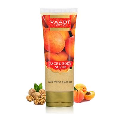 Face & Body Scrub with Walnut & Apricot 110 gm - Face Scrubs