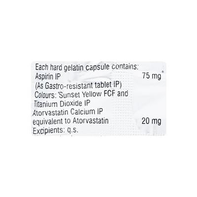 Ecosprin AV 75/20mg Capsule 10'S - Blood Clot-Ant