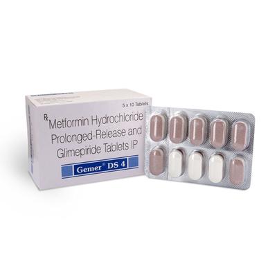 Gemer Ds 4Mg Tablet 10's - Diabetes-Ant