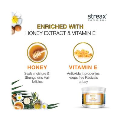 Streax Professionalhair Spa With Honey Extract 200 gm - Hair Masks & Packs