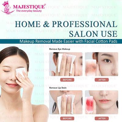 Majestique Cotton Pads Makeup Remover Pads Makeup 460 Units 1's - Cotton Buds & Balls