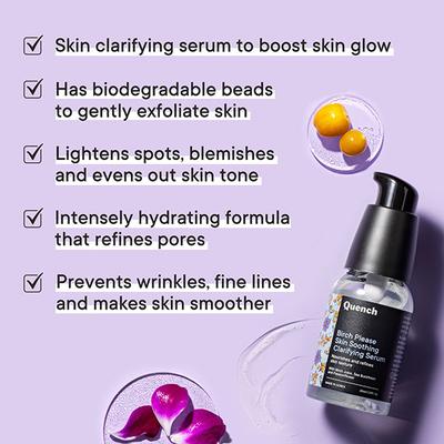 Quench Botanics Birch Please Skin Soothing Clarifying Serum 30 ml - Face Gels