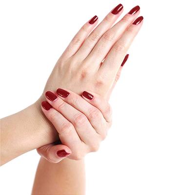 Saba Breathable Long Stay Nail Paint Enriched with Argan Oil Mahogany 12 ml - Nail Polish