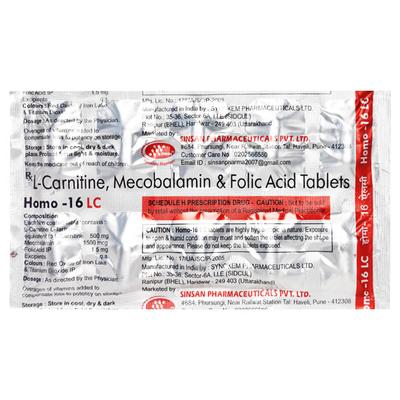HOMO 16 LC Tablet 10's - Supplements-Vam