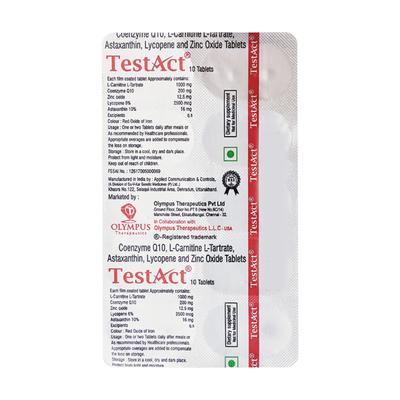 TESTACT Tablet 10's - Supplements-Sup
