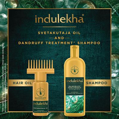 Indulekha Dandruff Treatment Shampoo 340 ml - Shampoos