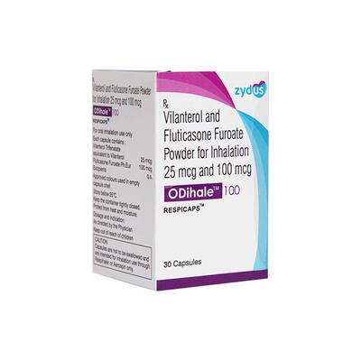 ODIHALE 100 Respicap 30's - Asthma/COPD-Ast