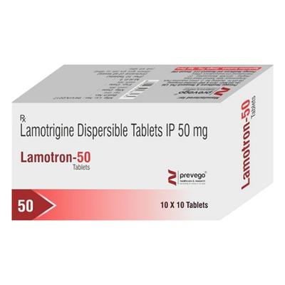 LAMOTRON 50 Tablet 10's - Epilepsy/Convulsion-Ant