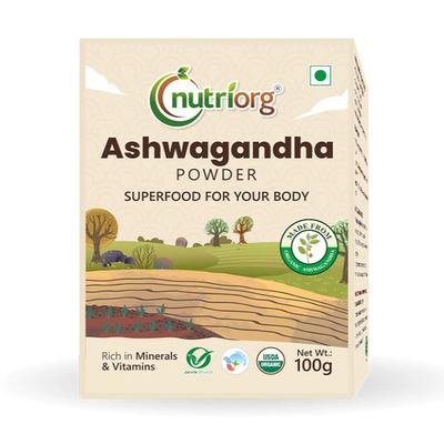 Nutriorg Ashwagandha Powder 100 g - Ashwagandha